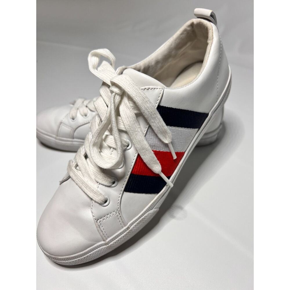 Womens Tommy Hilfiger TWLenzi-R White Classic Sneakers Athletic Shoes Size 9M